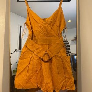 Yellow Romper w/ straps